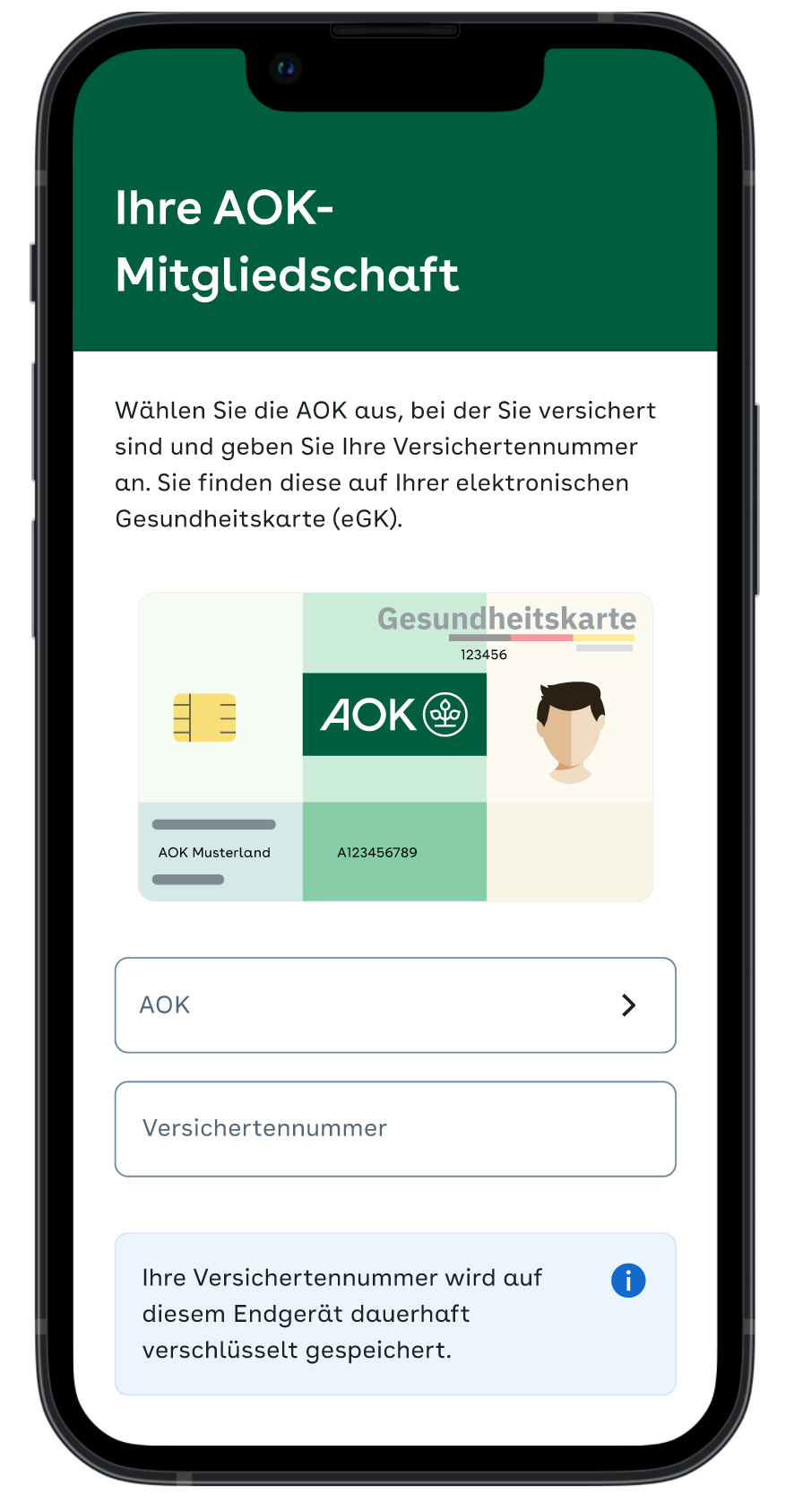 "AOK Mein Leben"-App Bildschirmfoto